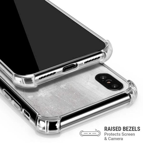 South Korean Flag Distressed iPhone X/XS Clear Case